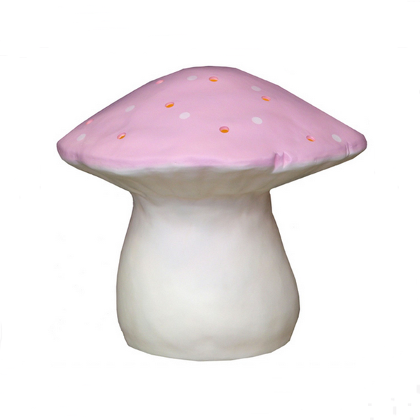 LAMPE CRAPAUD CHAMPIGNON ROSE