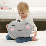 APPLE PILLOW GRAY