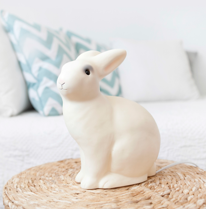 LAMPE LAPIN BLANC