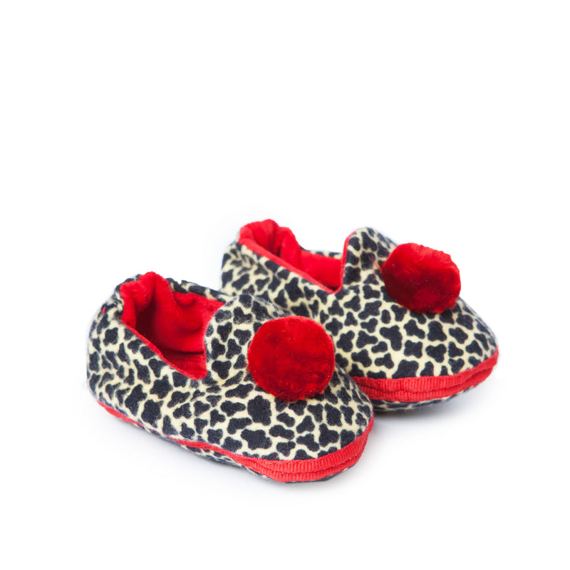 TIGER FIND BABY SLIPPERS RED